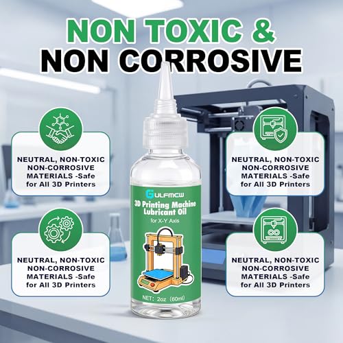 60ml 3D Printer Lubricating Oil Compatible with Bambu lab | Bearing Lubricant for X-Y Axis, 3D Printer Lube Compatible with Bambu lab X1C/A1/A1 mini/P1S/P1P Accessories