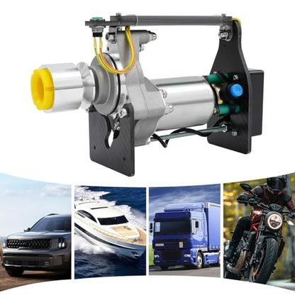 TOC Metal Roto Terminator Starter, 15-80CC Gasoline Engine Starter, Strong Master Starters, Aluminum Starters Cone with Rubber Cap, 36mm 6:1 12-18V 30A Gear Gas RC Airplane Part Helicopter Nitro
