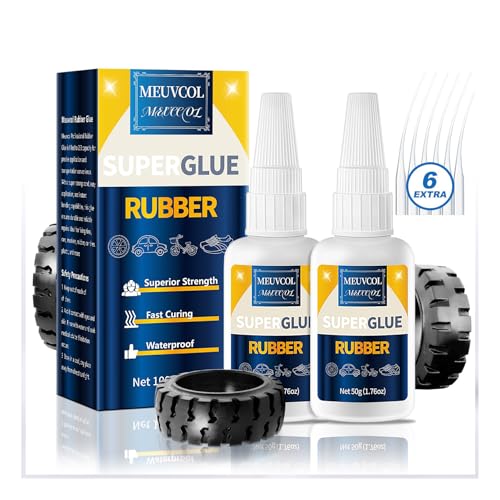 Rubber Glue,100g Super Glue for Rubber, RC Tires, Seals, Gaskets, Shoe Soles, Hose, Rubber Adhesive Heavy Duty, Waterproof, Motorcycle Handlebar Grip Glue for Automotive Parts, Bike Tires - size: 100g