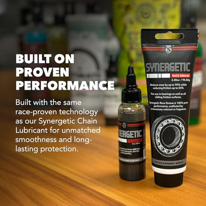 SILCA Synergetic All-Purpose Bike Grease for Reducing Friction - 3.38oz | Bicycle grease reduces friction and wear on bearings, bushings, thread bolts, plus other sliding and rotational surfaces