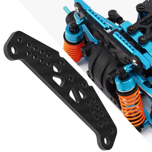 2pcs RC Car Shock Tower Carbon Fibre Compatible with Tam-iya TT01 TT01E Front and Rear