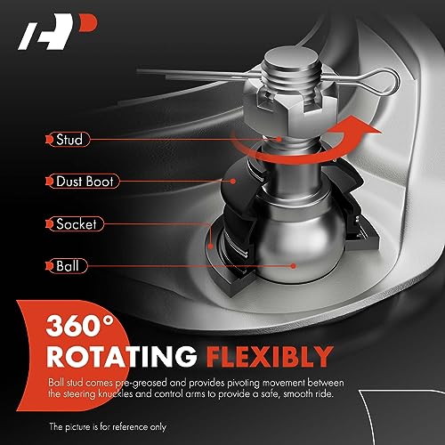 A-Premium Rear Left Upper Control Arm, with Ball Joint & Bushing | Compatible with Nissan Murano 2009-2014 - style: Rear Driver Side