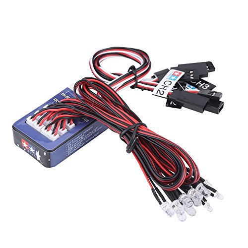 RC Lighting System 12 LED RC Car Lighting Kit for 1/10 1/8 RC Car Truck Crawler