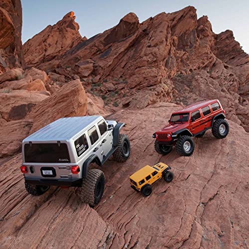 Axial RC Truck SCX6 Jeep JLU Wrangler 1/6 4WD Rock Crawler RTR, Silver | AXI05000T2, Batteries and Charger Not Included - color: Silver