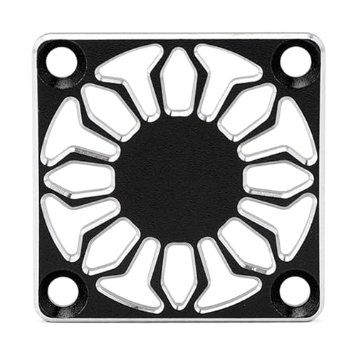 VGEBY Cooling Fan Cover, Universal Aluminum Alloy Protective Heatsink Cover 30x30mm Black for RC Cars, Drones, ESC Motors, Electronics Cooling Projects