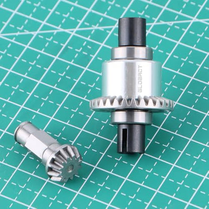 GLOBACT All Metal Differential 30T 0.8Mod with Rear Gear for ARRMA Grom | Oil Filled, Assembled Diff, Replace ARA311193, Only for Granite GROM Typhon GROM Mojave GROM RC Truck Upgrade Parts - size: Rear