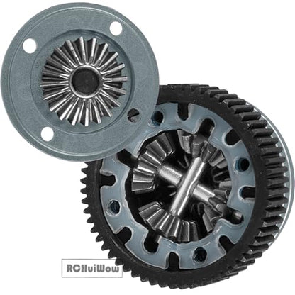 RC Gears Upgrades Part for 1/10 Slash/Stampede/Bandit/Rustler 2WD VXL,Diff Transmission Gear &48P 76T w/25T 27T Pinions &Pressure Plate &Slipper Clutch &Slipper Rebuild Kit Hops Up,Titanium - color: Titanium(1set)