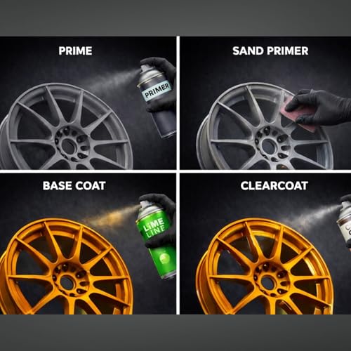 LiME LiNE High Gloss 2K Clearcoat Spray/Aerosol Can Automotive 2 Part Professional Finish (Pack of 2) - color: Pack of 2