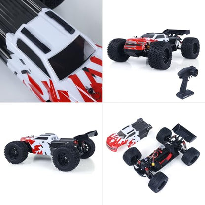 TOUCAN RC HOBBY 1002 1/10 90KM/H High Speed Remote Control Electric Racing Truck 4x4 RC Model Car Metal Oil Filled Shock Absorber No Battery for Ages 18+
