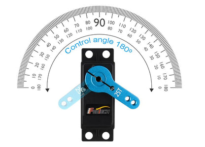 FEETECH 35kg Servo Motors Waterproof High Speed Torque Digital Servo Metal Gear RC Crawler 1/10 1/8 1/12 Steering Servo,Control Angle 180° for RC Car Helicopter Airplane Robot Arm Control