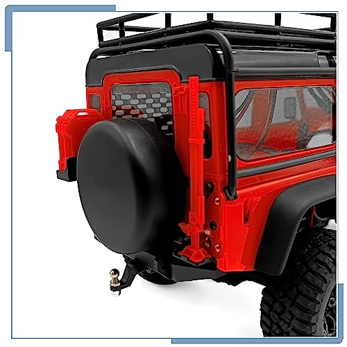 RC Aluminum Alloy Trailer Hook Shackle Tow Hook Buckle for 1/18 Scale TRX4M Defender Upgrades RC Crawler Car