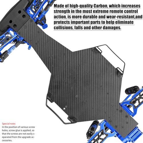 Upgrades Parts for 1/10 Slash 2WD LCG,Carbon Skid Plate&Aluminum RC Shocks&Drive Shaft CVD&A Arms&Steering Block&272R Gearbox&Adjustable Links&Shock Tower&Front Bulkhead,Navy Blue - color: Navy Blue(hops Up)