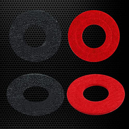 10 Piece Battery Post Terminal Shims, Ampper Lead Terminal Shim Caps with 12 Piece Washers for Top Post Battery Post Ends Repair - color: Shims & Washers R/B