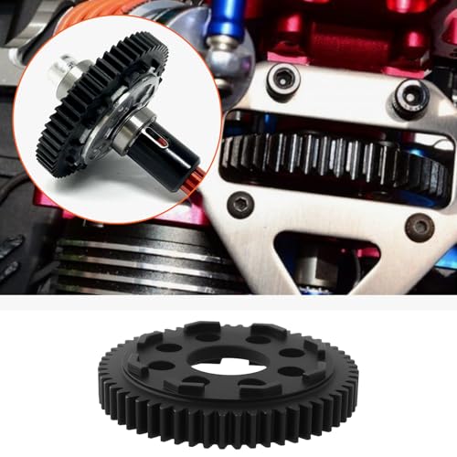 ECSiNG 1Pc 32P 0.8 Mod 57T Carbon Steel Spur Gear Compatible with Arrma 1/10 Granite 3S Compatible with Senton 3S Compatible with Big Rock 3S RC Car