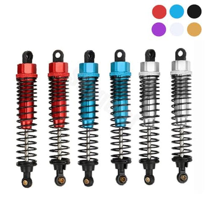 New 4pcs 68mm/98mm /108mm Aluminum Shocks Absorbers Damper for HSP HPI 1/10 Scale RC Car On-Road Monster Truck Off Road Buggy(Purple 68mm) - color: Purple 68mm