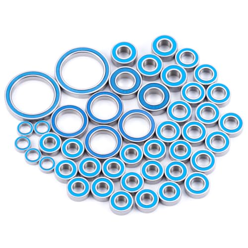45Pcs P6 Steel Rubber Sealed Bearing Kit for 1/10 Tra-xxas Summit | RC Crawler Upgrade Parts