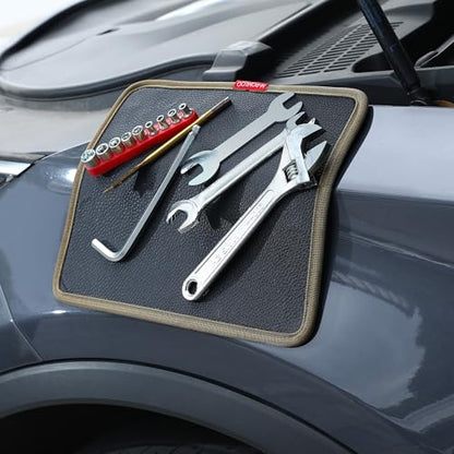 Magnetic Tool Mat for Mechanics, Flexible Screw Holder (Large) | Flexible Magnetic Tool Tray for Holding Screws, Nuts And Wrenches, Non-Slip Magnetic Tool Pad for Garage, Auto Repair and DIY - size: 1PC: L