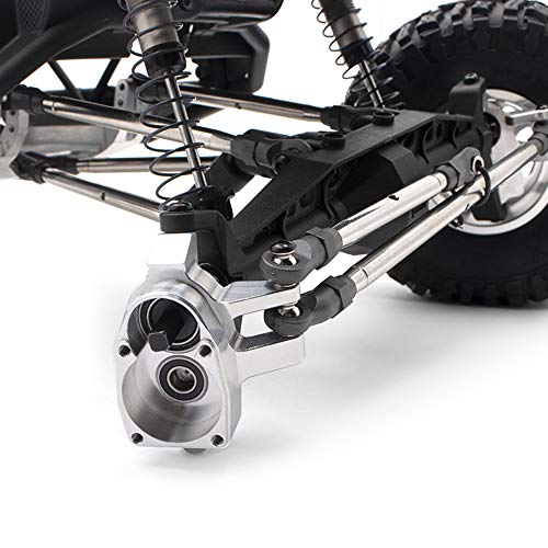 KYX Racing Aluminum Alloy Currie F9 Portal Axle Steering Knuckles Upgrades Parts Accessories for 1/10 RC Crawler Car Axial SCX10 III AXI03007 Capra Unlimited Trail Buggy UTB