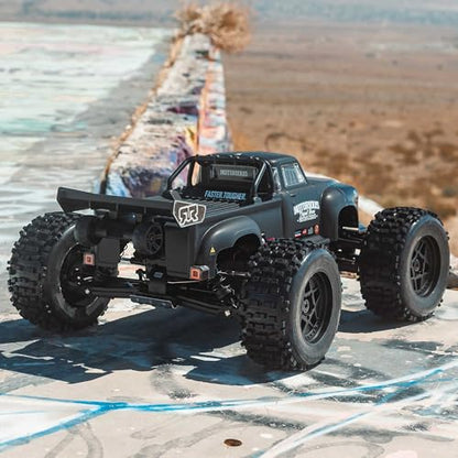 ARRMA RC Truck 1/8 Notorious 4X4 6S BLX BRUSHLESS V6 Stunt Truck RTR (Battery and Charger Not Included), (Black), ARA8611V6T1 - color: Black