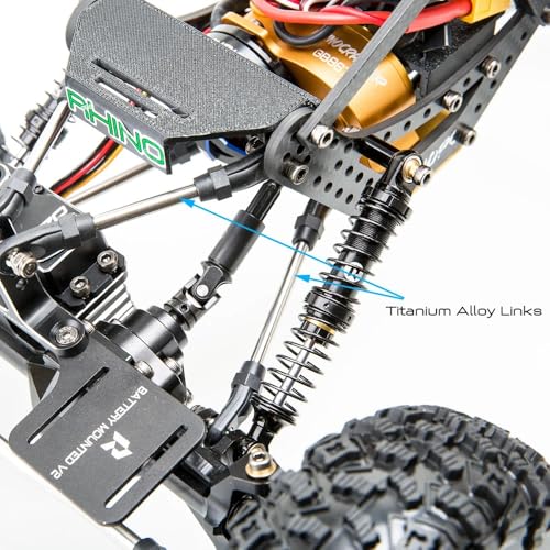 Rhino RC W1 Chassis 317mm 1/10 Shafty Crawler (Rhino W1 RTR Edition) - color: W1 Rtr Edition