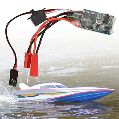 RC Motor Speed Controller, 30A 4-8V ESC Two Way Sensorless Brushless Motor Electric Speed Controller for 1/16 1/18 1/24 Car Boat (with Brake) Rc Speed Controller - size: with brake