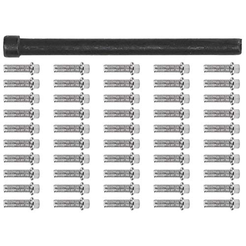 VGEBY RC Car Screw 50Pcs RC Car Wheel Rims Hub Screws Stainless Steel Screws for 1/10 RC Crawler Car - size: M2.5