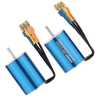 GoolRC 2435 4800KV 4P Sensorless Brushless Motor with 25A Brushless ESC?Electric Speed Controller?for 1/16 1/18 RC Car Truck