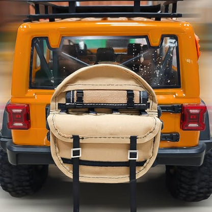 Alomejor Tire Storage Bag, RC Car Tire Cover Bag with DIY AFit for 110 112 RC Car Khaki