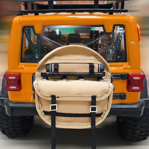 Alomejor Tire Storage Bag, RC Car Tire Cover Bag with DIY AFit for 110 112 RC Car Khaki
