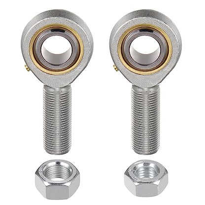 uxcell POSB12 3/4 Inch Male Rod End Bearing Set - 2pcs of 3/4-16 Left and Right Hand Thread Rod Ends with Jam Nut - size: 3/4