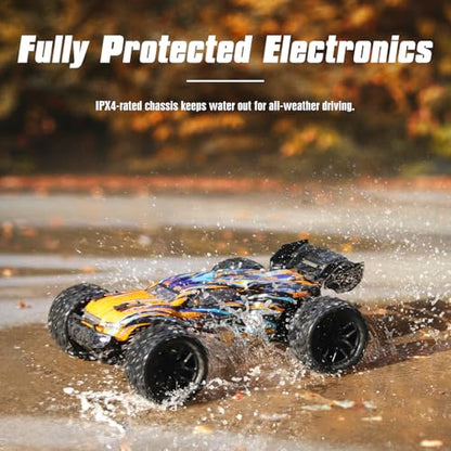 HAIBOXING 1:18 Remote Control Car, Fast RC Cars for Adults& Kids | Hobby RC Truck for Boys. 36KPH High-speed Off-Road RC Electric Vehicle with 2 Rechargeable Batteries (18858) - style: 1/18 Racing Car