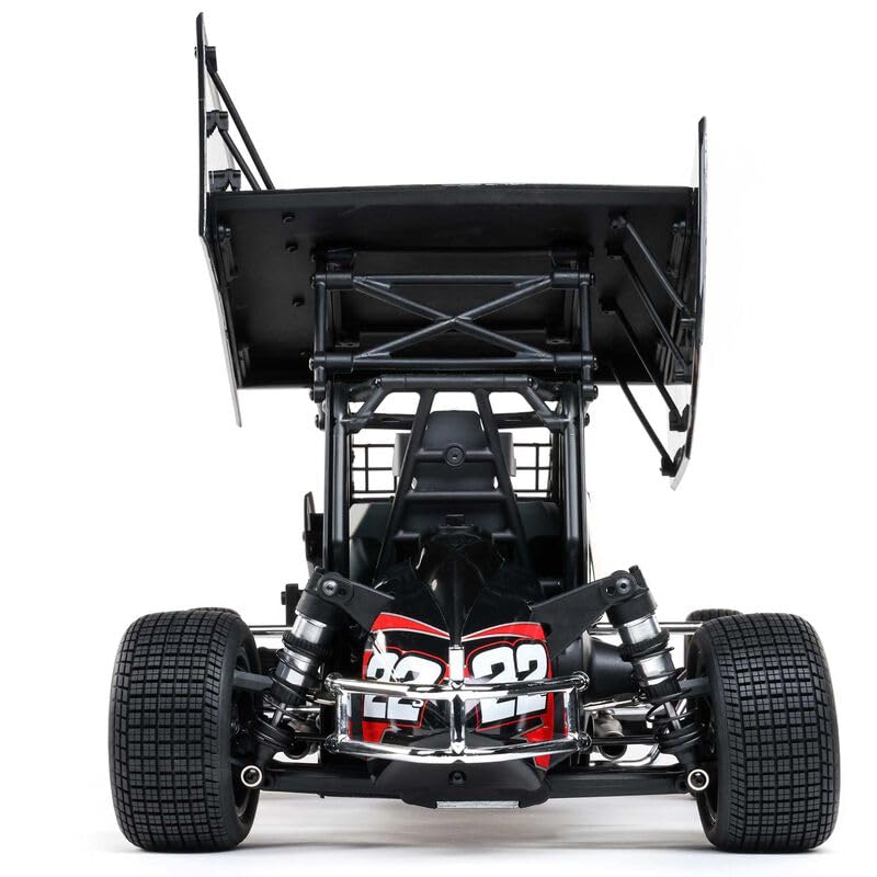 Helidirect Losi 22S Sprint 2WD Brushless Remote Control Car, Outdoor RC Racing Car, RC Buggy 2 Wheel Drive 1/10 Scale RTR (Battery & Charger Included) for Adults - color: Red (Battery & Charger Included)