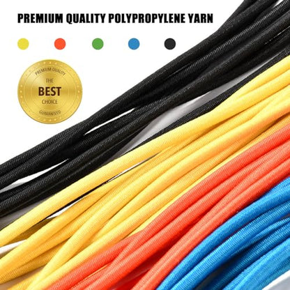 Small Bungee Cords with Hooks 12 Pack, 10" Mini Adjustable Rubber Stretchy Heavy Duty Short Elastic Bungee Cord for Luggage Roof Rack Hang Outdoor Tent Tarp Bike Car RV Camping Tool Cargo Accessory