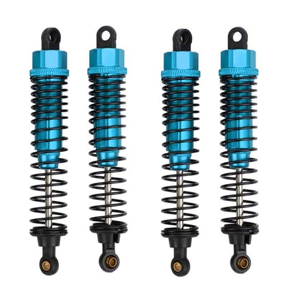 New 4pcs 68mm/98mm /108mm Aluminum Shocks Absorbers Damper for HSP HPI 1/10 Scale RC Car On-Road Monster Truck Off Road Buggy(Blue 108mm) - color: Blue 108mm