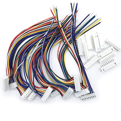 10Pcs 8S JST-XH 9Pin 26AWG Balance Extention Lead Wire for RC Lipo Battery