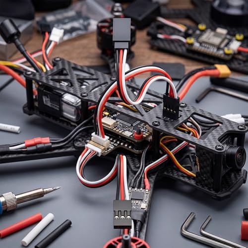 12 Pcs RC Servo Extension Cable & Y Connector, 3 Pin Male to Female Plug Splitters, Mixed Styles Compatible with JST JR Futaba for RC Car, Airplane, Helicopter - size: 12 Pack