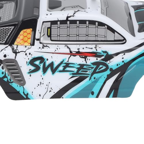 RC Car Shell Body Cover, Anti Scratch RC Car Vehicle Truck Body Shell Spare Parts for 1/16 Scale SCY 16101PRO Off Road Accessories Remote Control Shell Cover Replacement(Blue) - color: Blue
