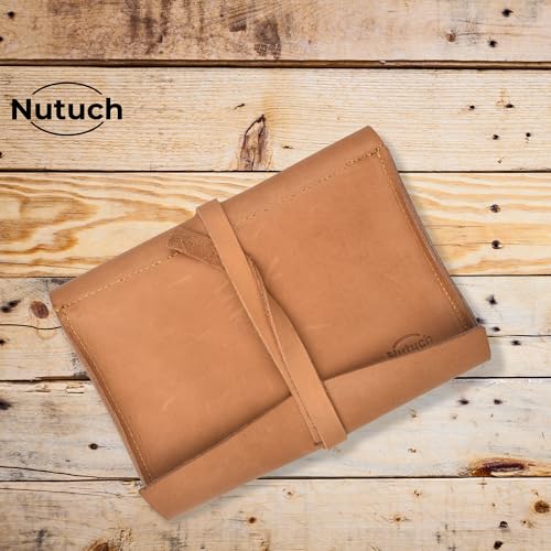 Leather Tech Pouch for Cables Chargers Phone | Tech Bag | Zipper Travel Accessory Pouch | Electronic Organizer Case Travel Bag (Tan) - color: Tan