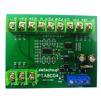 4ch DC 12V 24V -40~500 Celsius PT100 RTD RS485 Temperature Sensor Module Modbus RTU Platinum Thermal Resistance Collector (1PCS A 24V Only Board) - color: 1PCS A 24V Only Board