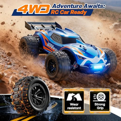 1/16 Brushless Fast RC Cars for Adults - Max 64KM/H Off Road Remote Control Car - High Speed 4X4 All Terrain RC Monster Trucks