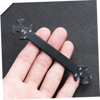 Multifunctional Turnbuckle Wrench Tool for Cars Construction Rod Tool for Easy Use in Garage Workshop Black Finish