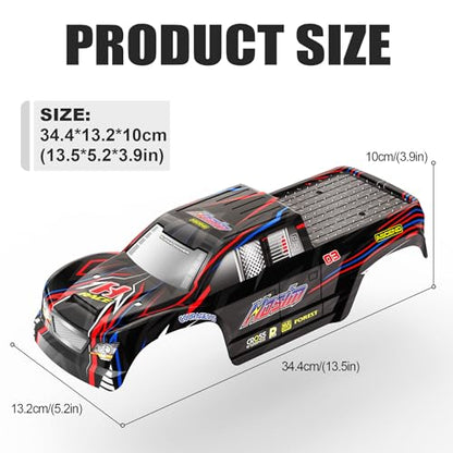 Hosim X16 RC Car Bodyshell X16-CK01 Accessory Spare Parts for 1:10 X16 RC Car