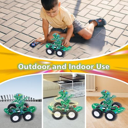 MiOYOOW DIY RC Car Soldering Kit STEM Electronics Project for Teens | 360° Spin, 5-Speed, DIY Remote Control Car Kit, Skateboard-Style, Soldering Practice Kit for School & Home Learning
