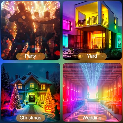 50W 2.4G Remote Control RGB Wall Washer Light, RGB Light bar with Remote Control & APP Control, for Birthday Party, Garden Lighting, Wall Display, Hotel, Building, Commercial Lighting - size: 50W RGB*1