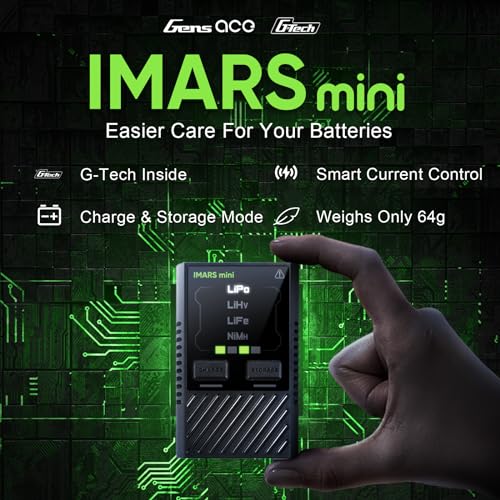 Gens ace Imars Mini G-Tech 60W Lipo Battery Charger - Eco Friendly Version(Not Include The USB-C Power Adapter)