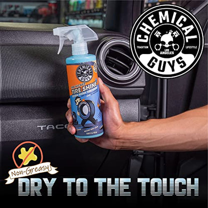 Chemical Guys, Tire Kicker Extra Glossy Tire Shine for Rubber, 1 Gallon | Sprayable dressing revives a deep wet look on tires, trim and bumpers, dries to the touch with no greasy sling - size: 128 fl Oz, style: Only