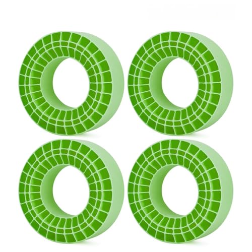 2.2 tire Inserts,4PCS 2.2" Tires Silicone Rubber Insert Foam Waterproof for 132-134mm (5.25" OD) 2.2" Tires (Green) - color: Green