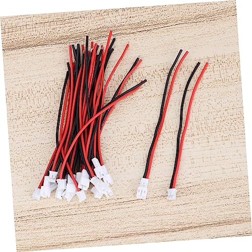 OSALADI 40pcs Battery Terminal Connectors Heat Shrink for Rc Car Plane Silicone Wires Jumper Cable