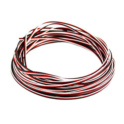 50 feet 22AWG Servo Cable 3p Line for Futaba JR RC Servo Hobby Model Aircraft Model Wiring 60 corex0.08mm