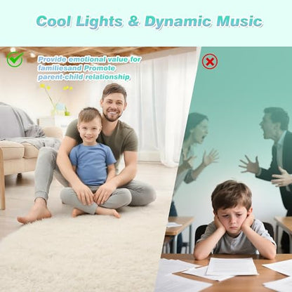 Gesture Sensing RC Stunt Car - Boys Toys Age 6-8-12, 360° Rotating 4WD Hand Controlled Remote Control Twist Car with Light & Music, Cool Toys and Ideas Gifts for Children Age 7 9 10 11 12 Years Old